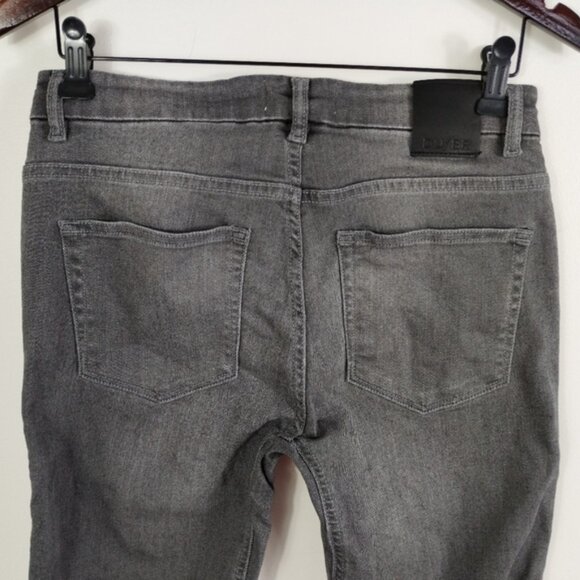 DUER Skinny Jeans Size 28 Gray Mid Rise Neutral Stretch Cotton Blend WFLK2 - Picture 13 of 13